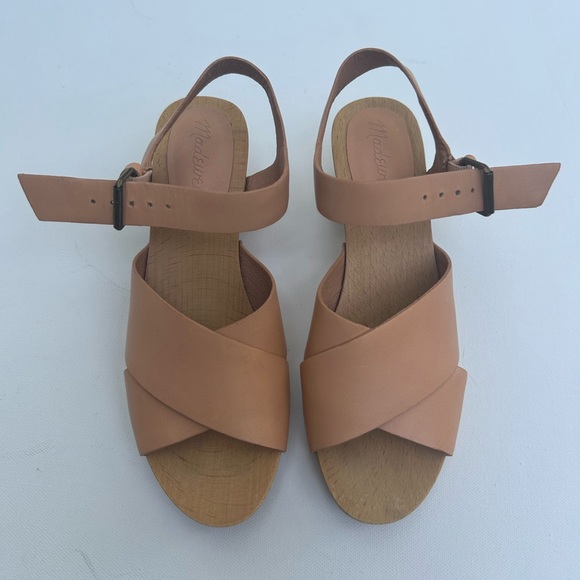 Madewell Johanna Criss Cross Clog Sandals - Picture 2 of 7